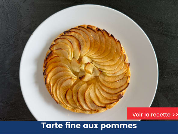 Tarte fine aux pommes